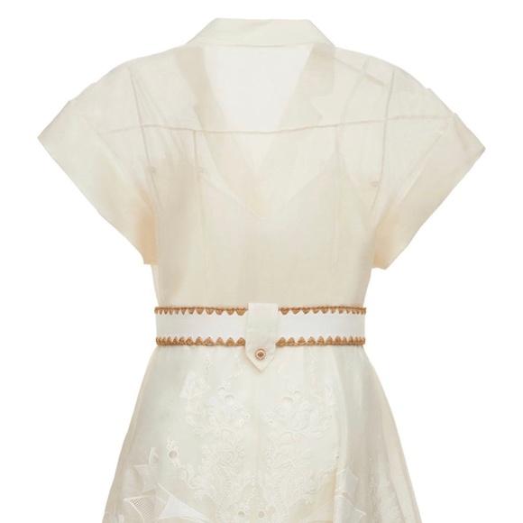 ZIMMERMAN POSTCARD EMBROIDERED MINI - Picture 3 of 11